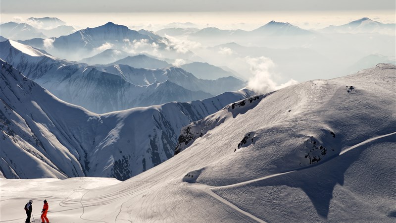 Gruzie - lyžování na Velkém Kavkazu