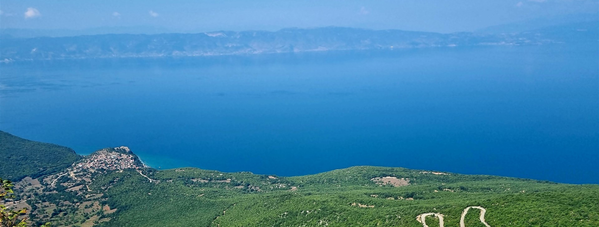 Severní Makedonie ze sedla bajku