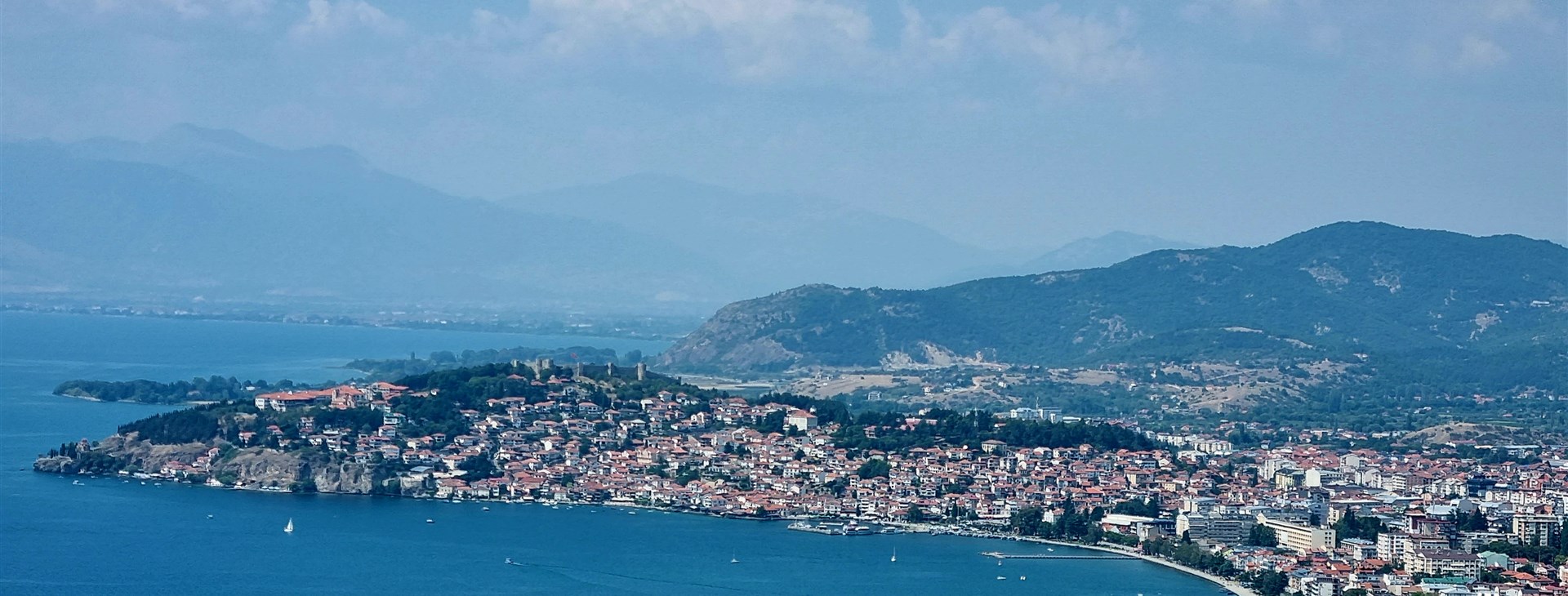 Severní Makedonie ze sedla bajku