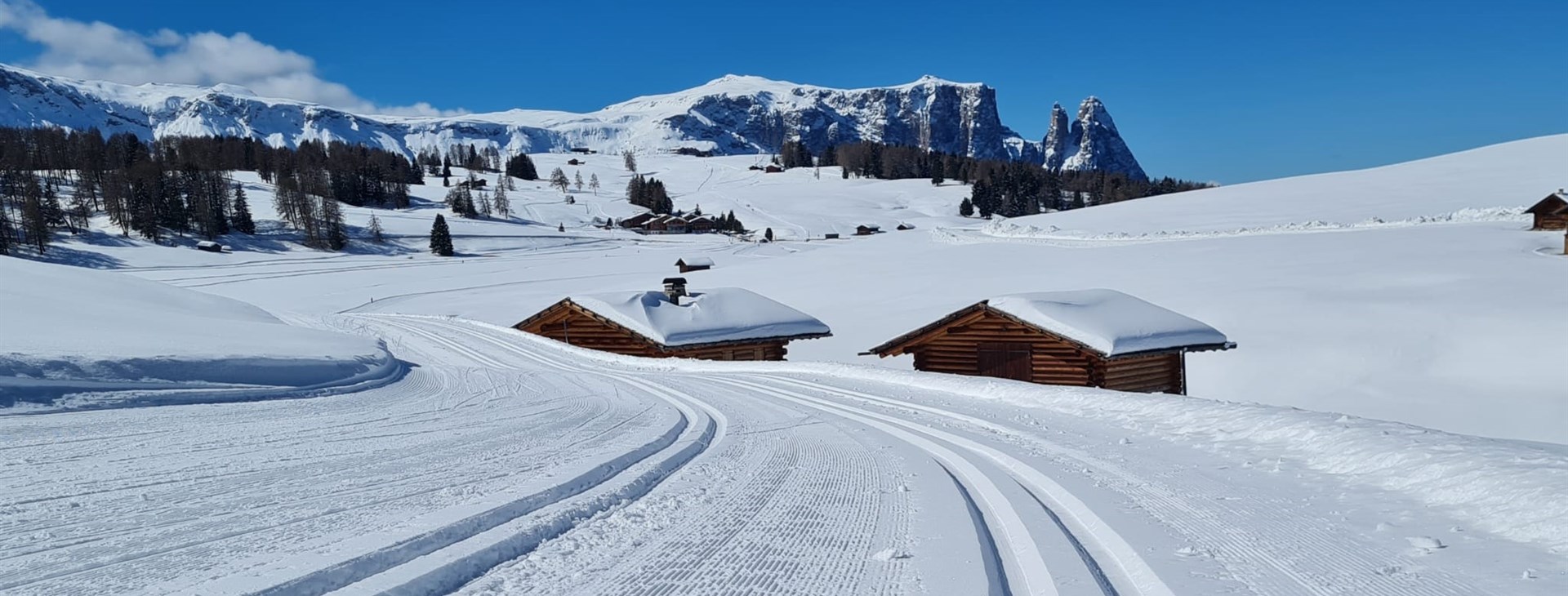 Běžkování v Dolomitech