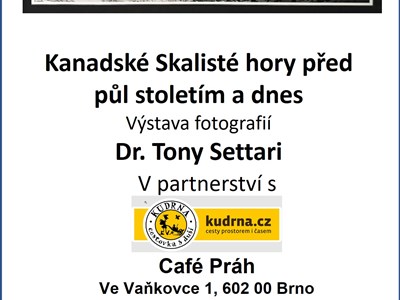 Výstava fotografií - Kanadské Skalisté hory před půl stoletím a dnes