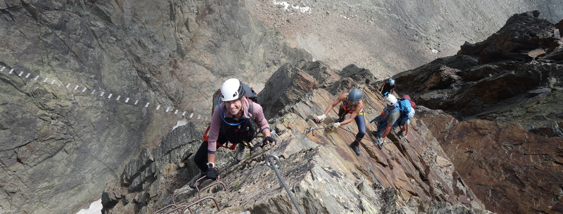 Švýcarsko - Ferraty Walliských Alp