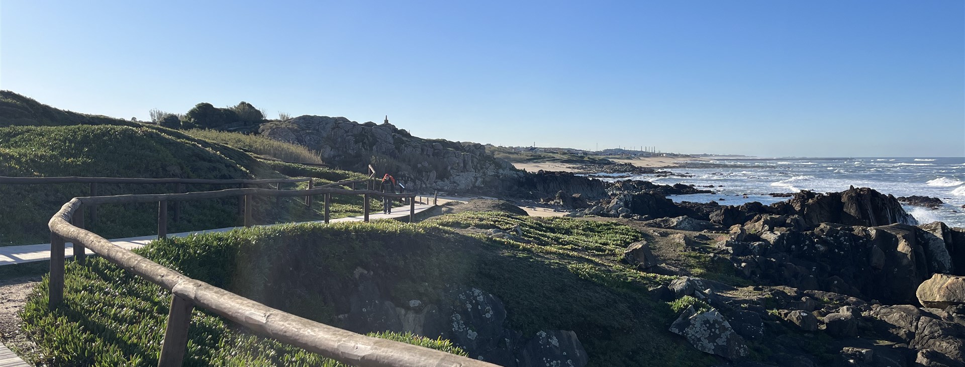 Pobřežní cesta Camino Portugues do Santiaga