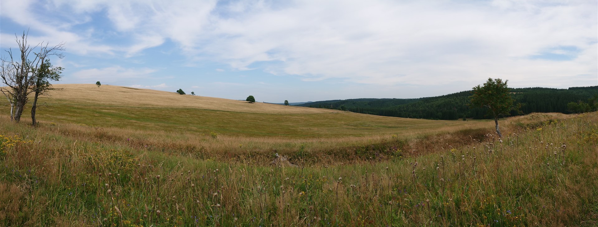 Přechod západní části Krušných hor