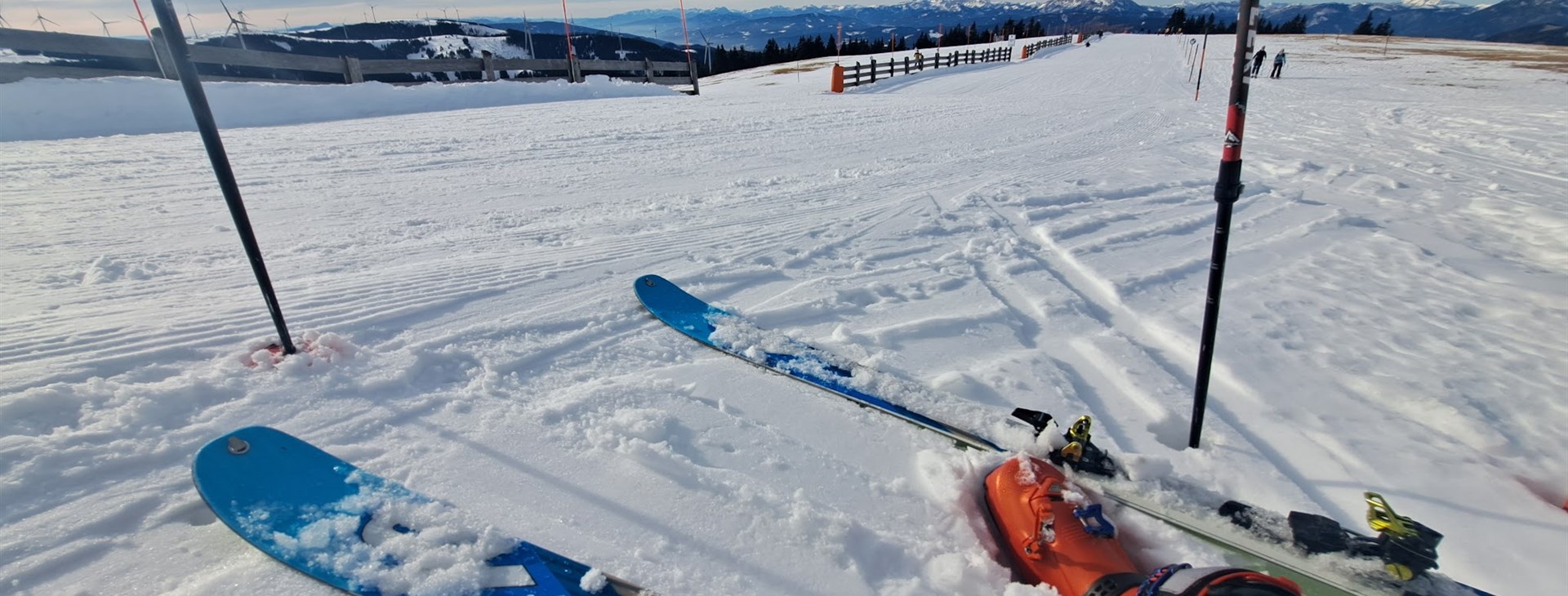 První krůčky na skialpech - Stuhleck