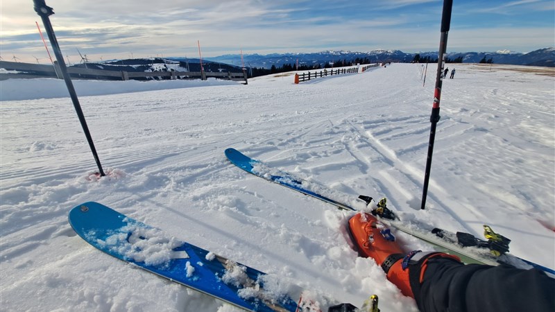 První krůčky na skialpech - Stuhleck