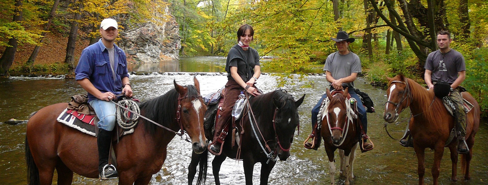 Putování na koních pro pokročilé jezdce - Berounsko