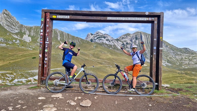 Cyklistika v NP Černé Hory a Albánie