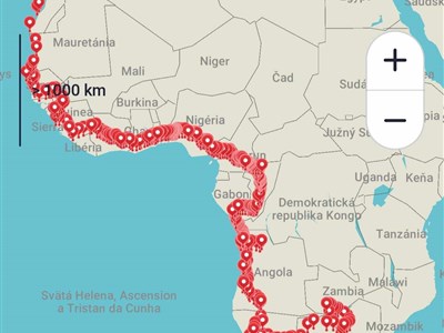 AFRIKOU NA KOLE - 20 000 km od severu na jih
