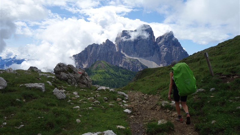 Alta Via 4 - dálková trasa přes Dolomity