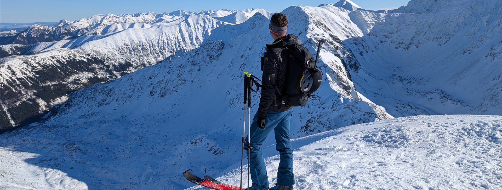 Skialp v Západních Tatrách - Spálená dolina