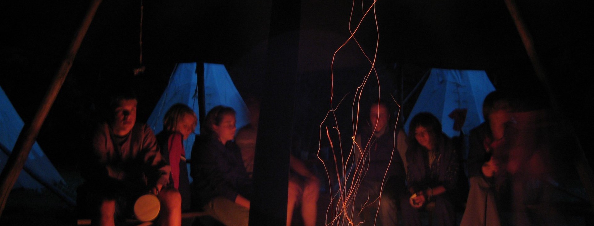 Indiánské táboření s jízdou na koni