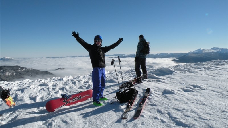 Zimní Podkarpatská Rus