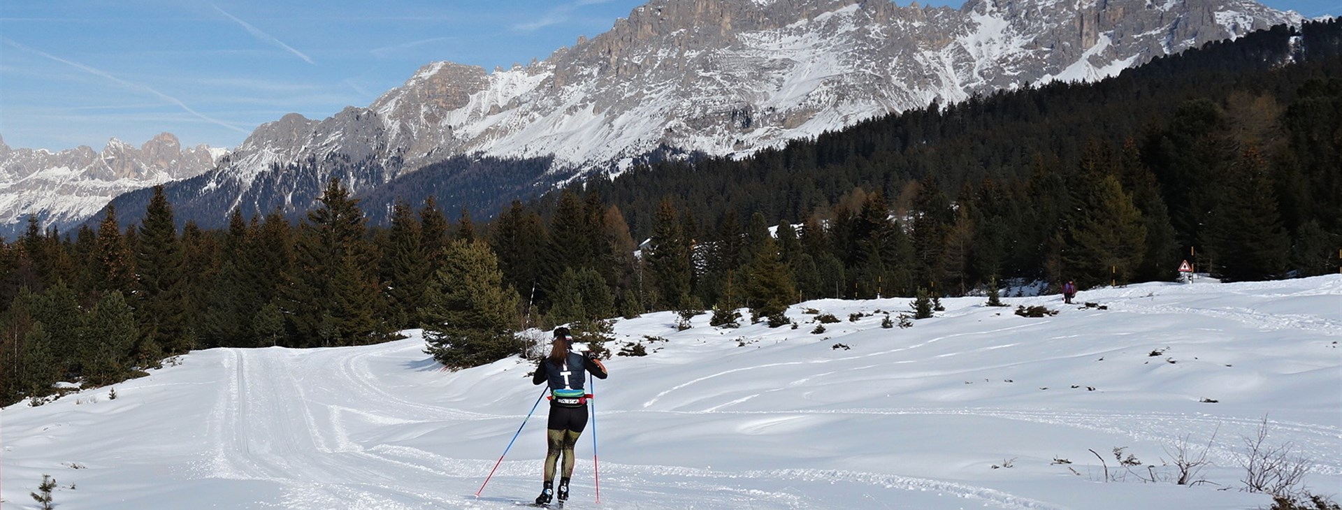 Běžkování v Dolomitech