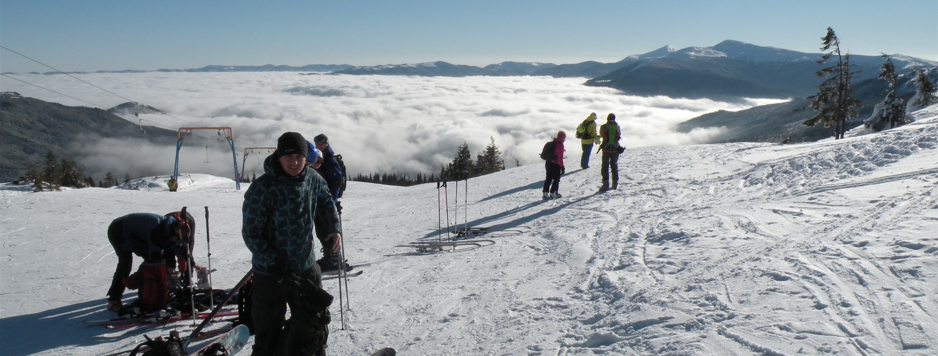 Zimní Podkarpatská Rus