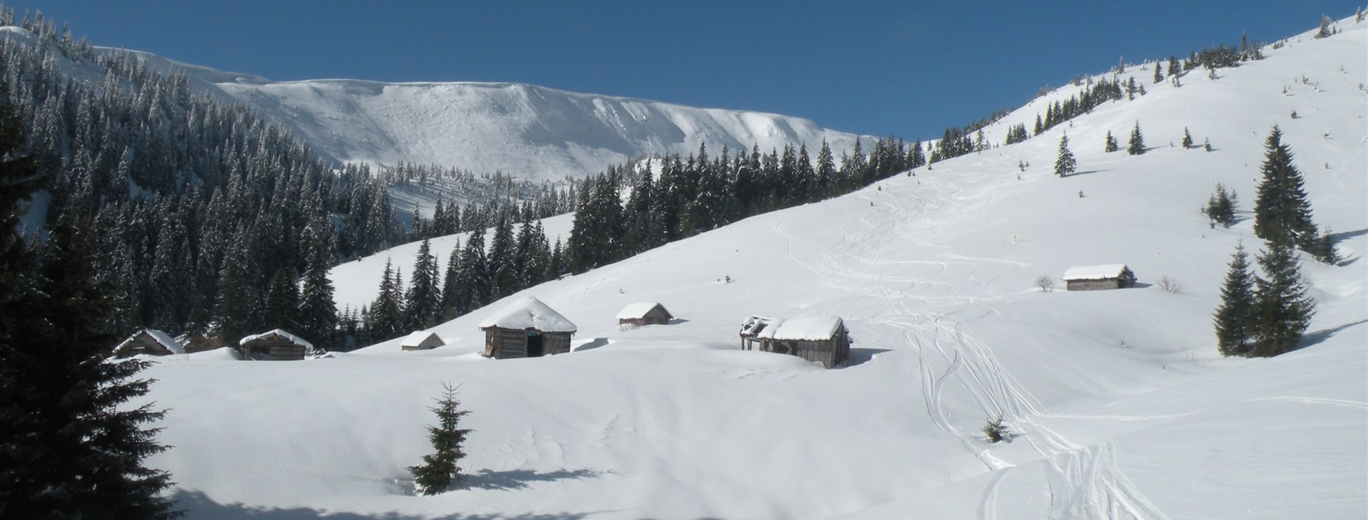 Zimní Podkarpatská Rus