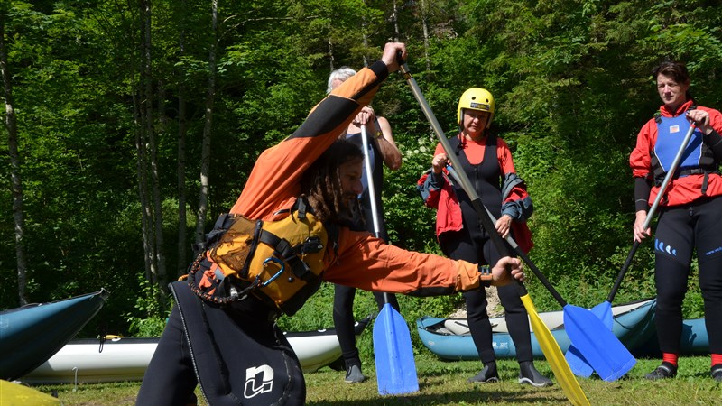 Vodácký kurz na Salze