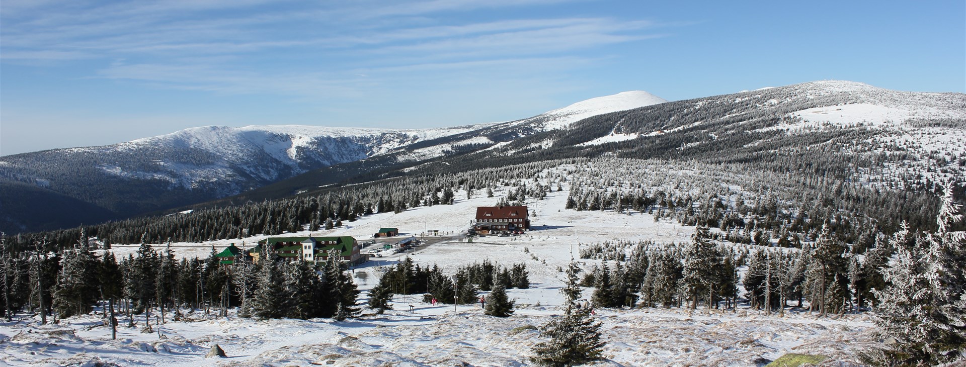 Krakonoš a lyžníci