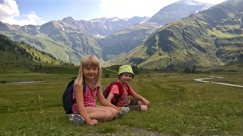 S dětmi do Alp