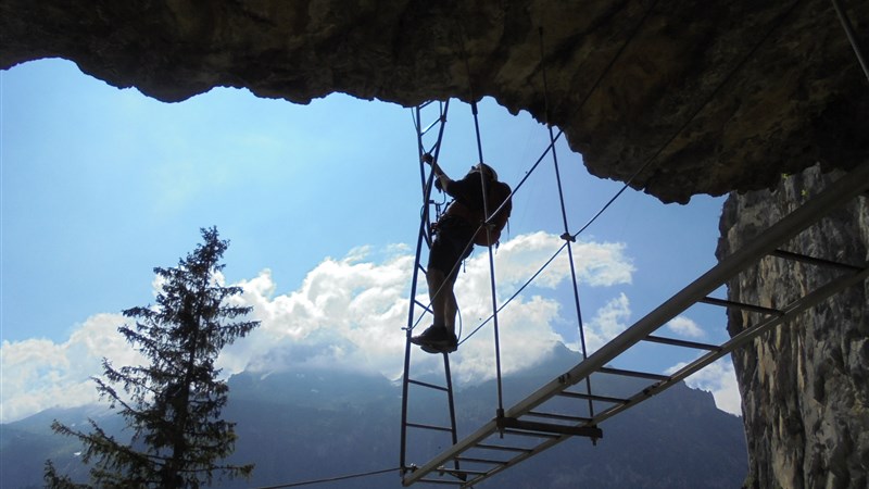 Švýcarsko - Ferraty Bernských Alp