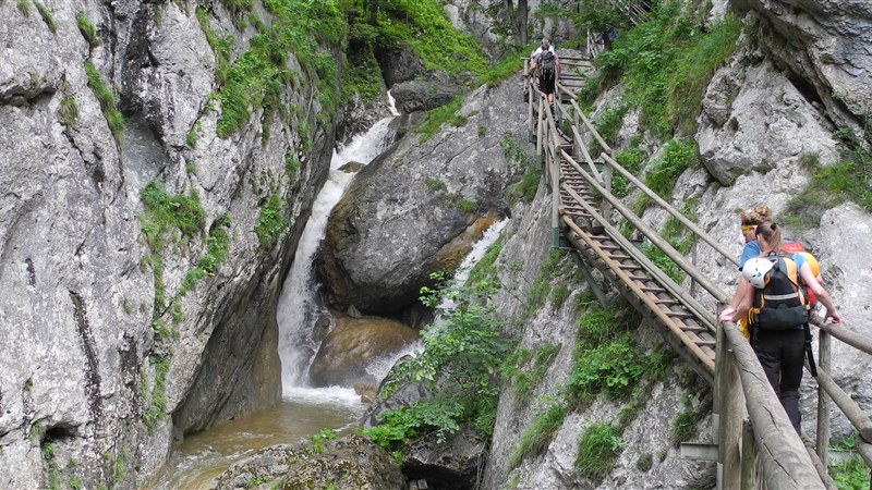 Ferraty Medvědí soutěsky