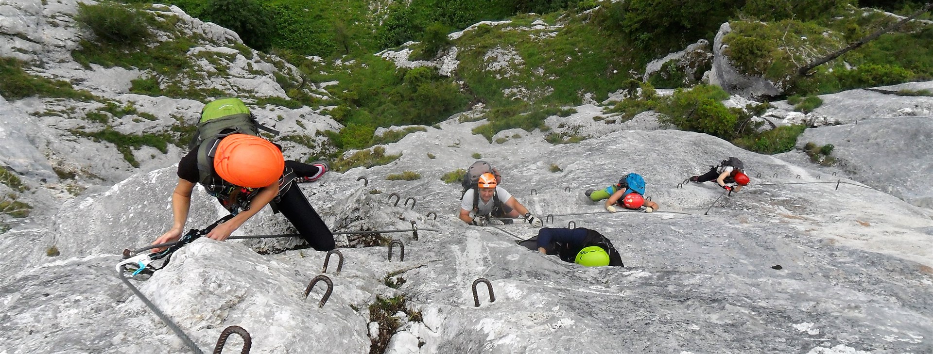 Ferraty Medvědí soutěsky