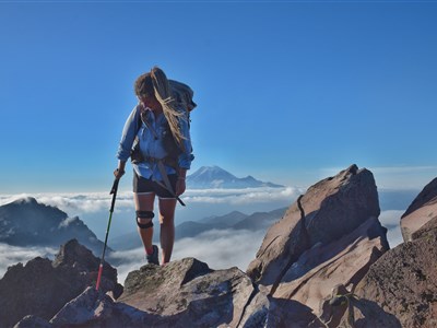 Sama pěšky přes hory i doly Pacific crest Trailu z Mexika až do Kanady