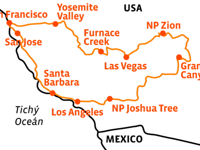 Road trip jihozápadem USA