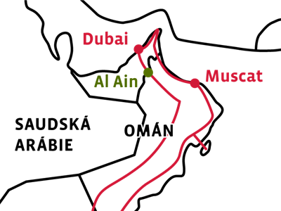 Omán, Musandam a Spojené arabské emiráty