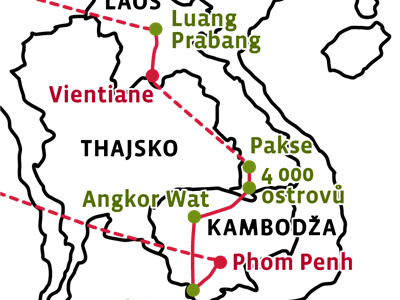 Laos a Kambodža
