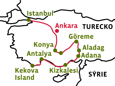 Velký okruh tureckou přírodou