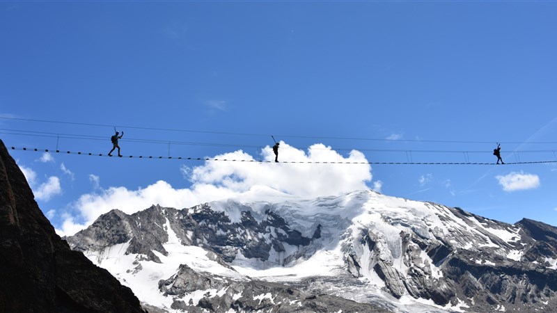 Švýcarsko - Ferraty Walliských Alp