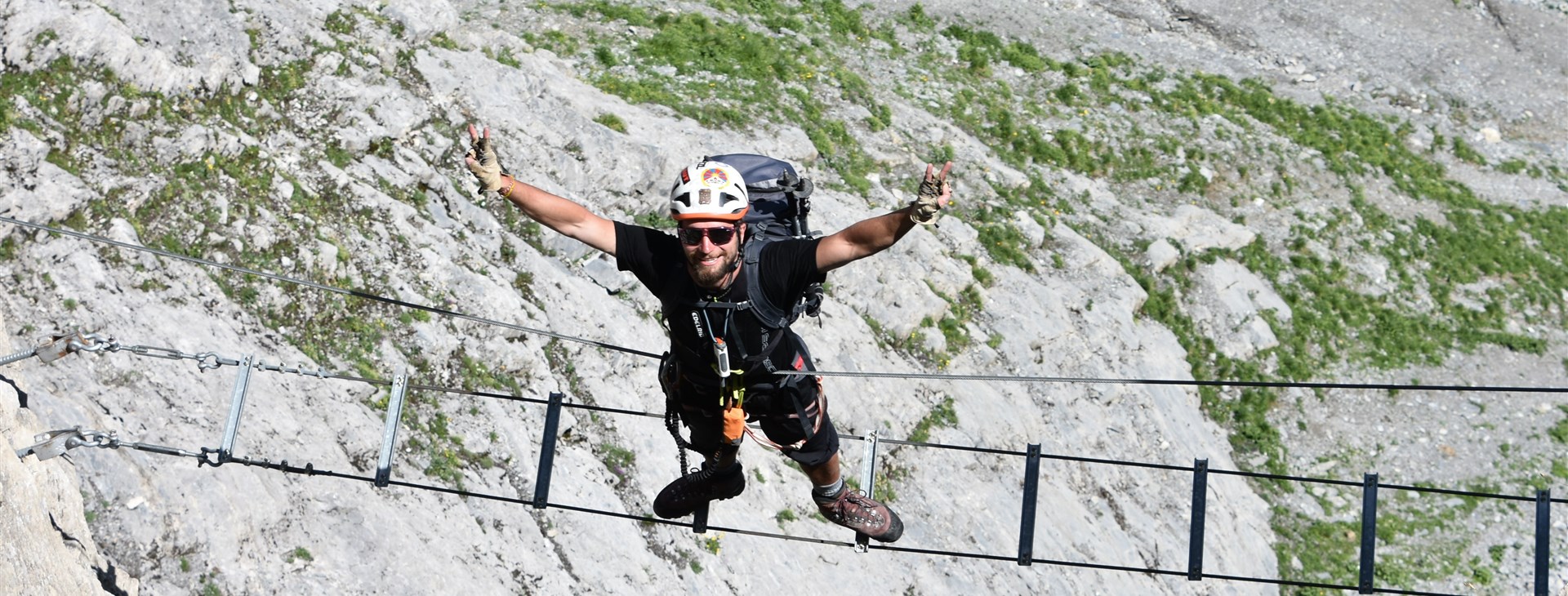 Švýcarsko - Ferraty Walliských Alp