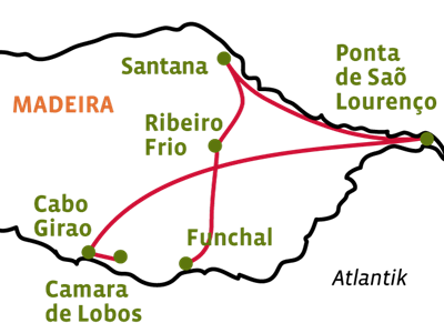 Velikonoce na Madeiře - jednodenní túry