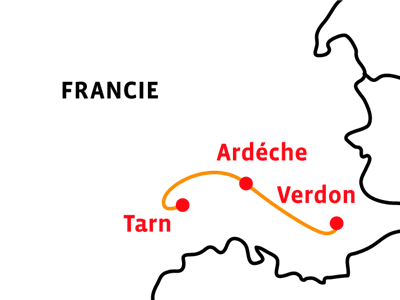 Kaňony jižní Francie