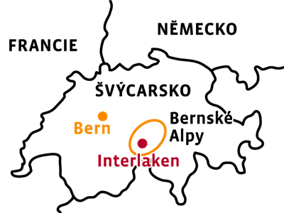 Švýcarsko - Bernské Alpy MTB