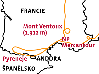 Pyreneje cyklo - pro drtiče