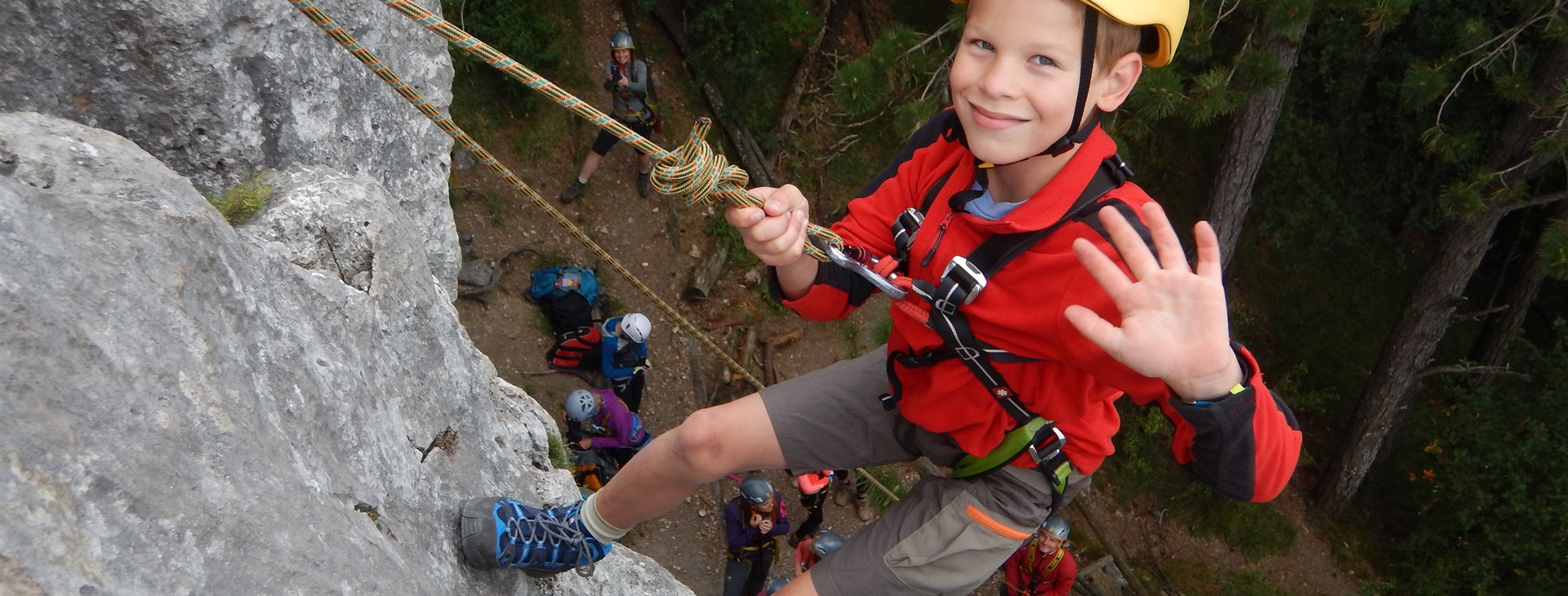 Raxalpe - ferraty pro pokročilé děti a teenagery