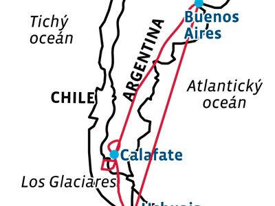 Patagonie a Ohňová země