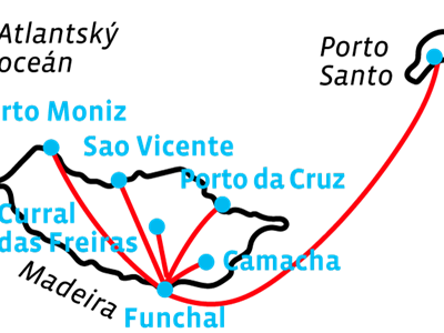 Madeira - jednodenní túry