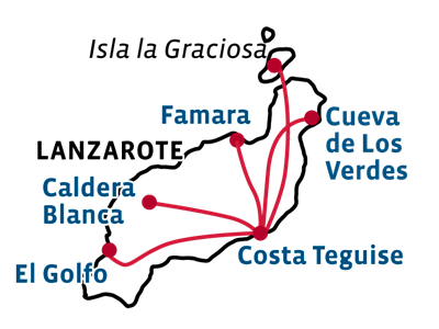 Kanárské ostrovy - Lanzarote