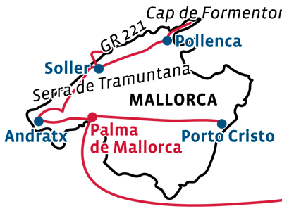 Mallorca - horský přechod