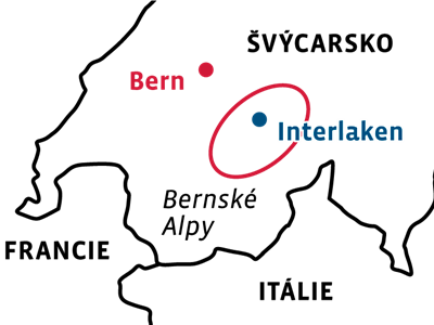 Švýcarsko - Ferraty Bernských Alp