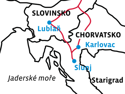 Krasové řeky Chorvatska a Slovinska