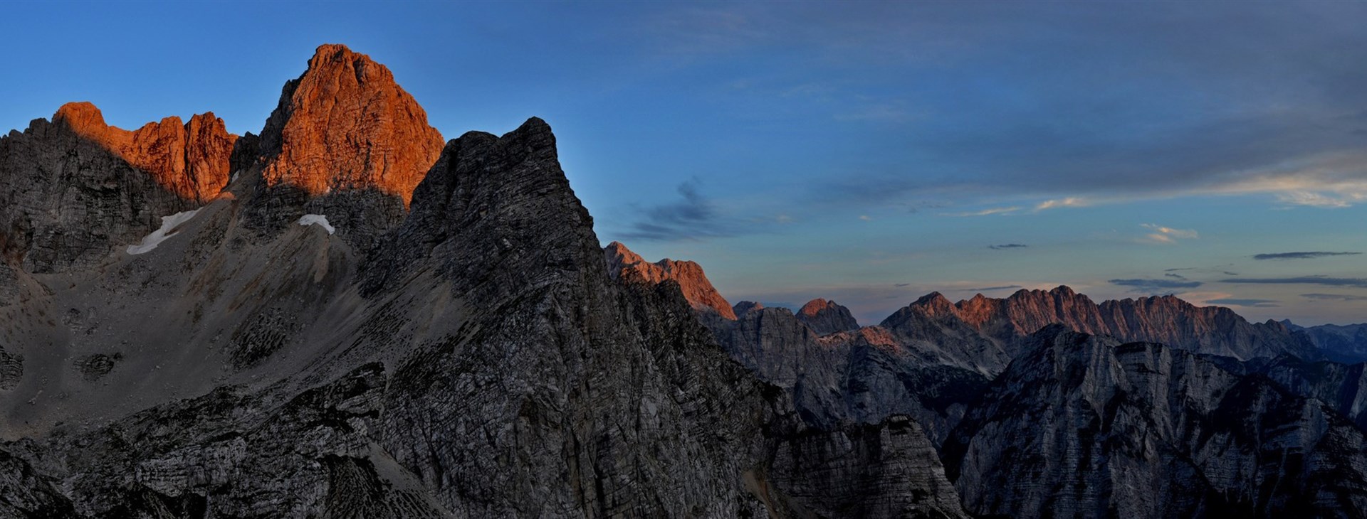 Hřebenovka Julských Alp