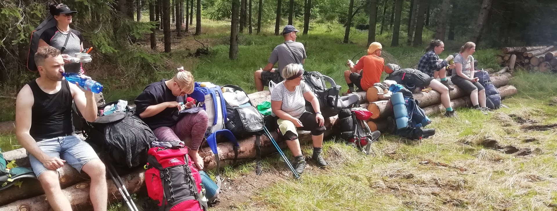 Přechod Novohradských hor nalehko