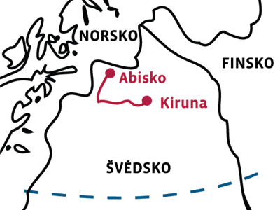 King´s trail - Laponskem na běžkách