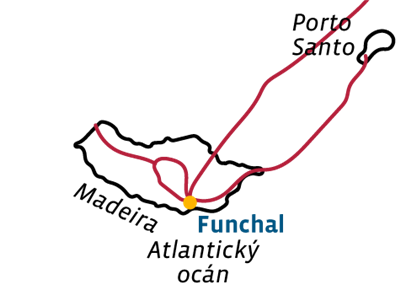 Madeira - jednodenní túry s horským přechodem (15 dní)