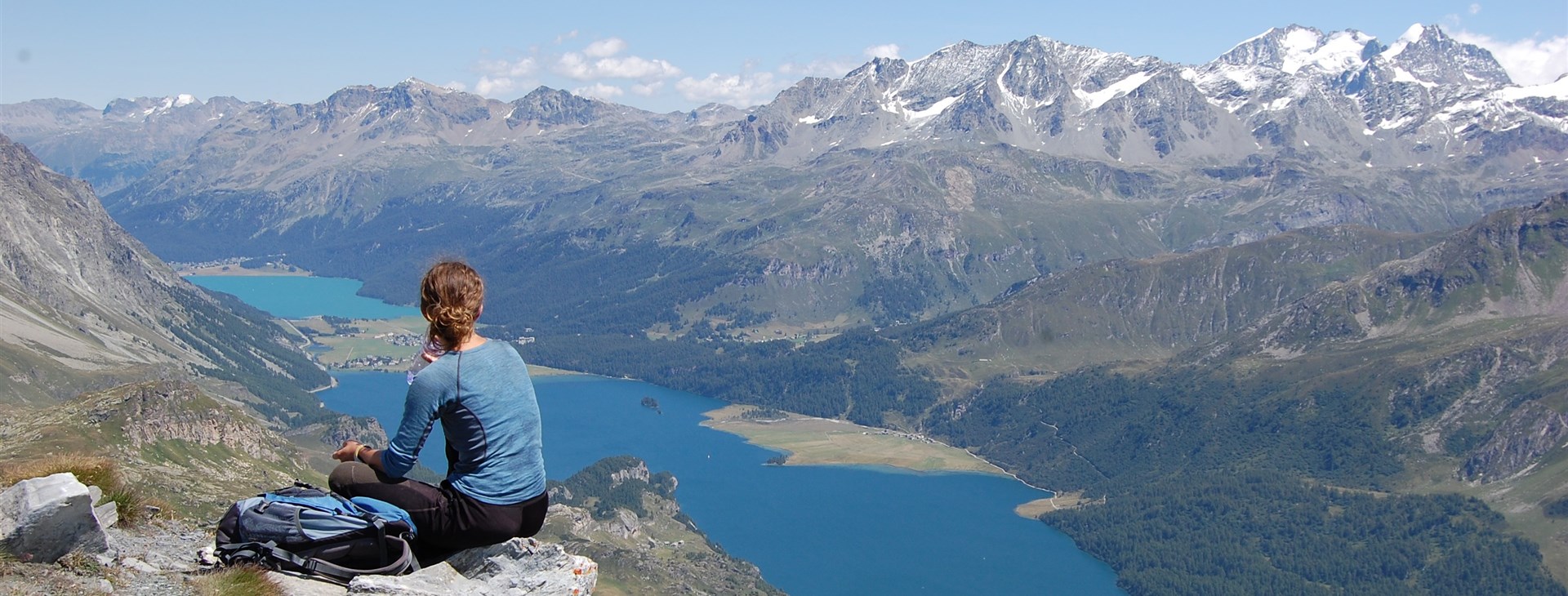 Švýcarsko - Engadin na kole i pěšky