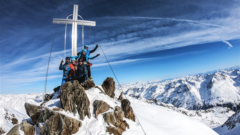 Skialp opening Tyrolské ledovce